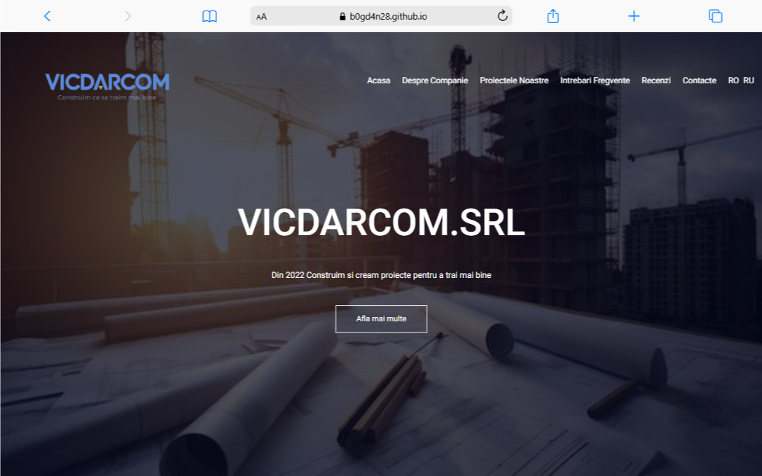 Vic Dar Com Website
